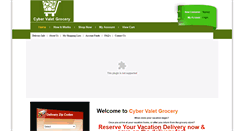 Desktop Screenshot of cybervaletgrocery.com